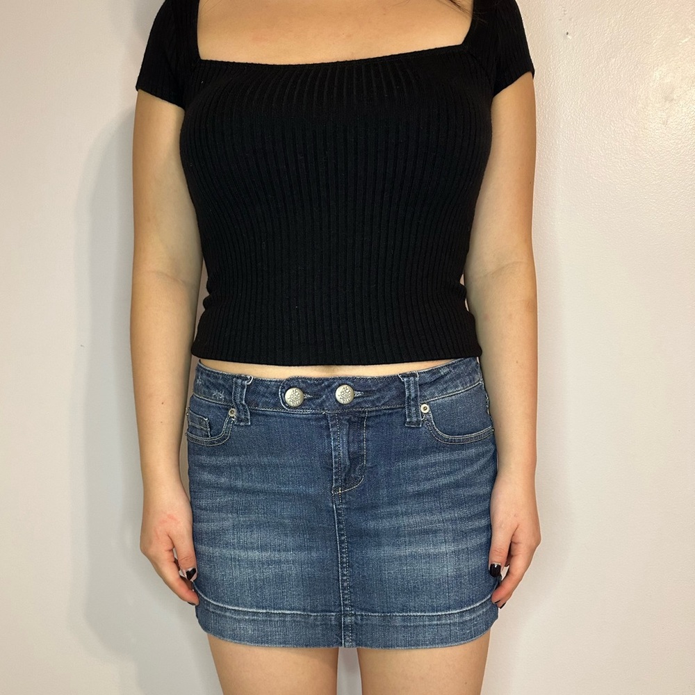 American Eagle Denim Mini Skirt